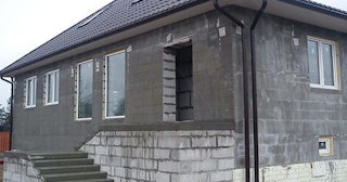 Фасад из газобетона для дома в Мысках - Строй-Мси, качественная отделка от 2101 руб.